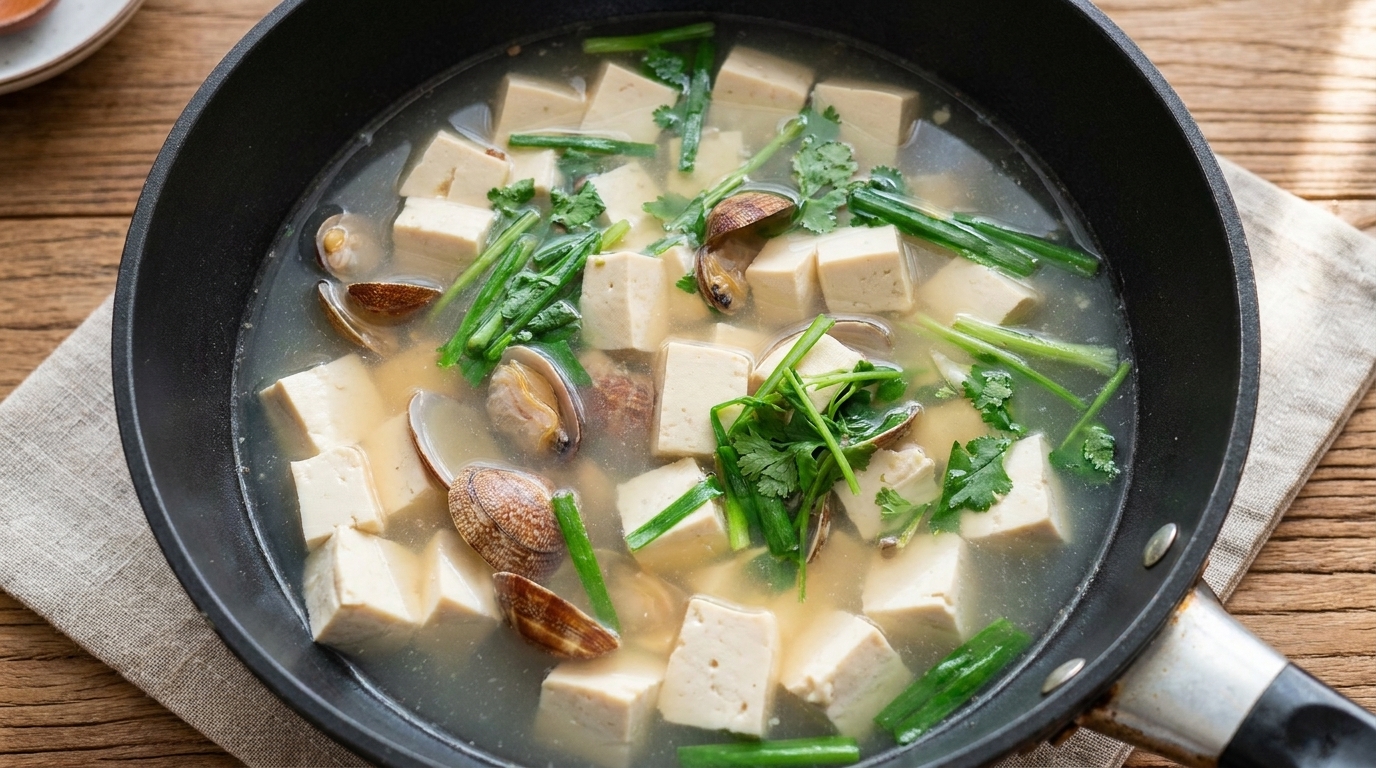 Classic Clam and Tofu Soup