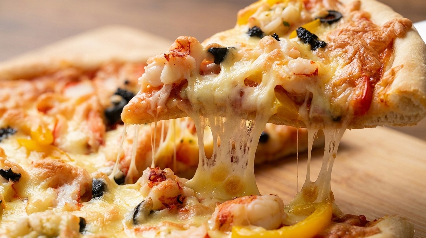 Seafood Supreme Lobster Pizza