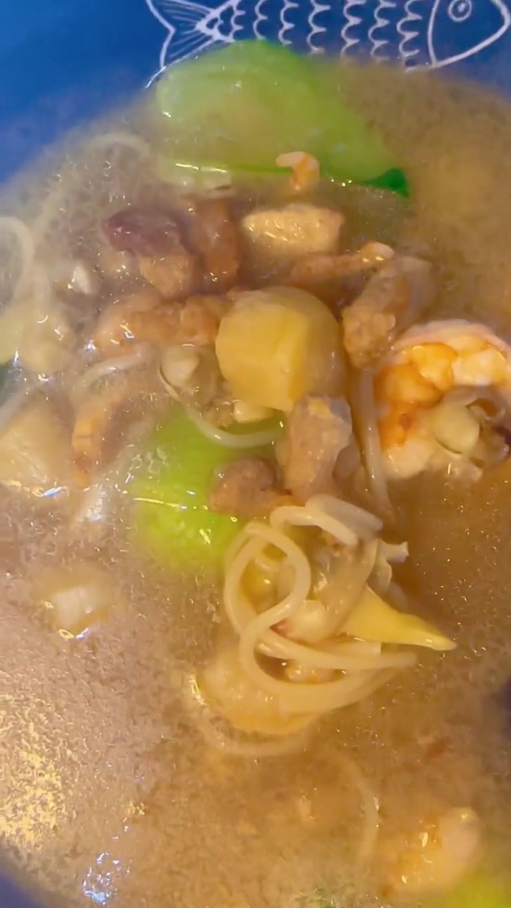 Savory Seafood Ramen with Pork Belly and Shiitake