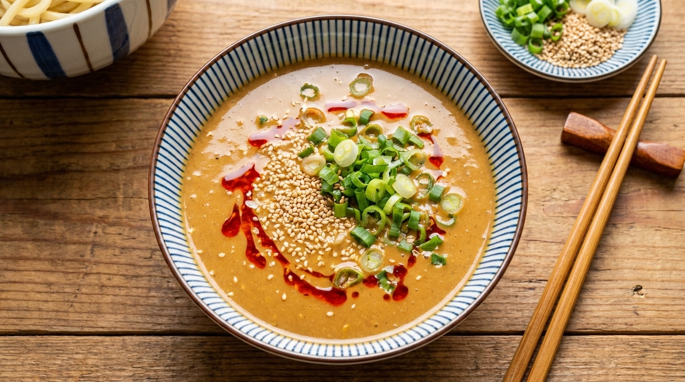 Japanese Miso Soy Milk Tsukemen