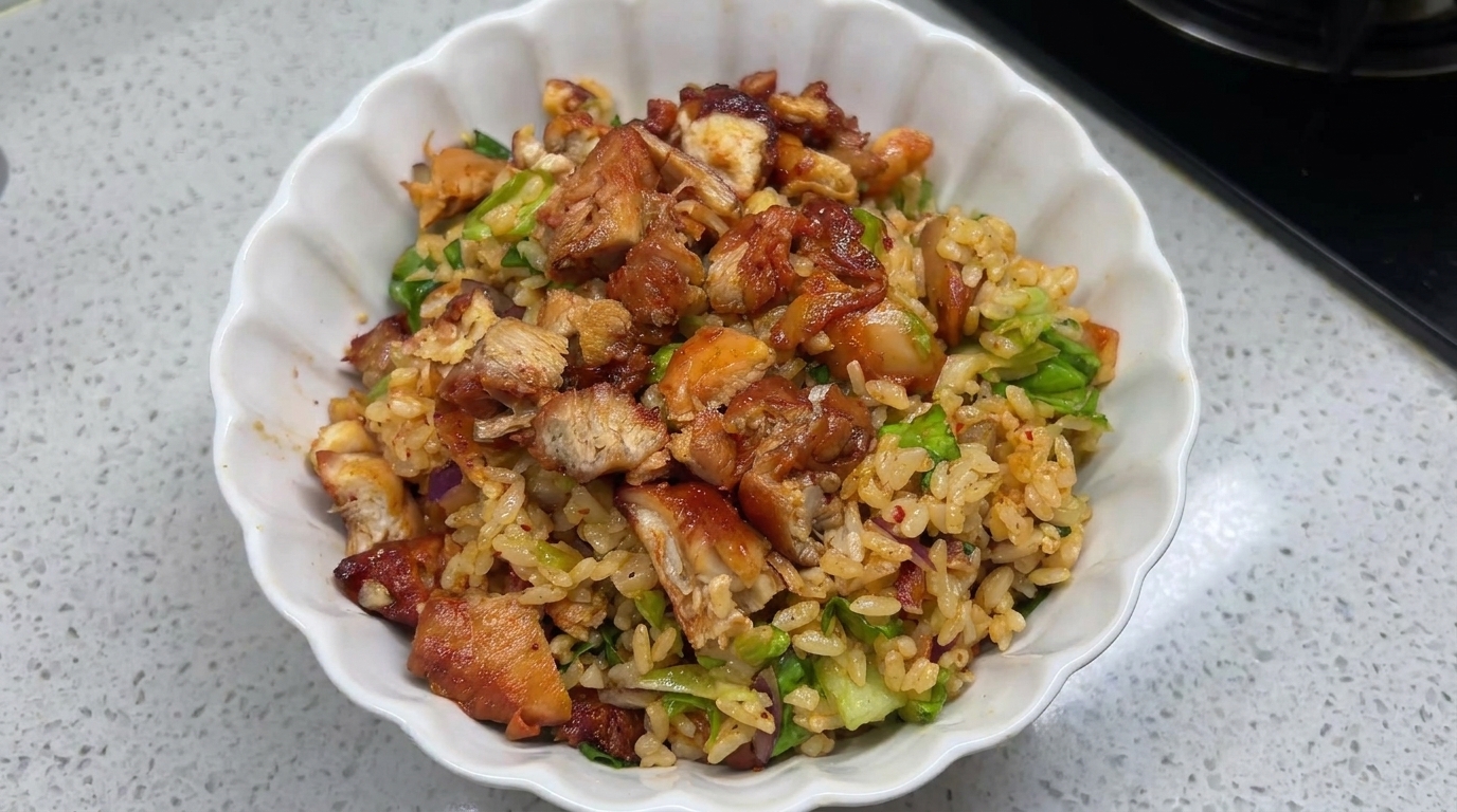 Early-Style Korean BBQ Chicken Rice Bowl