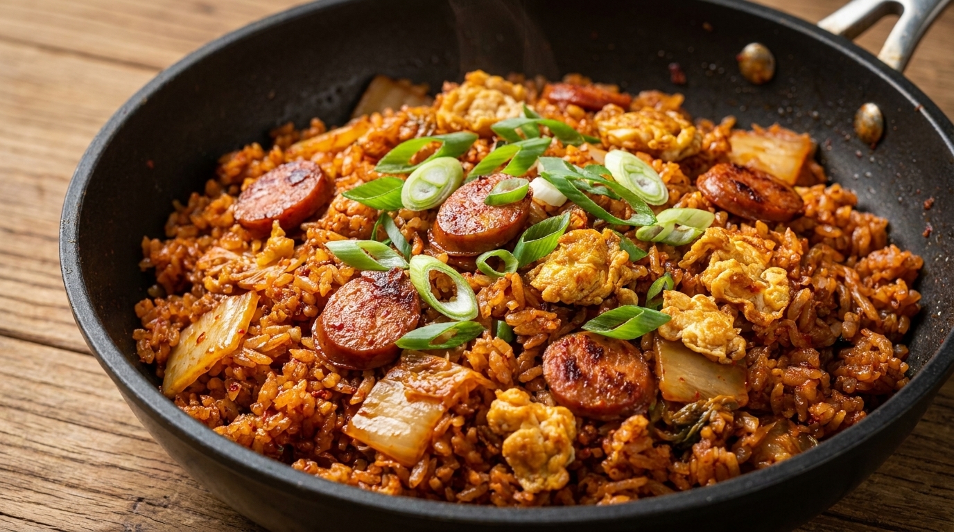 Korean Boyfriend-Style Kimchi Fried Rice