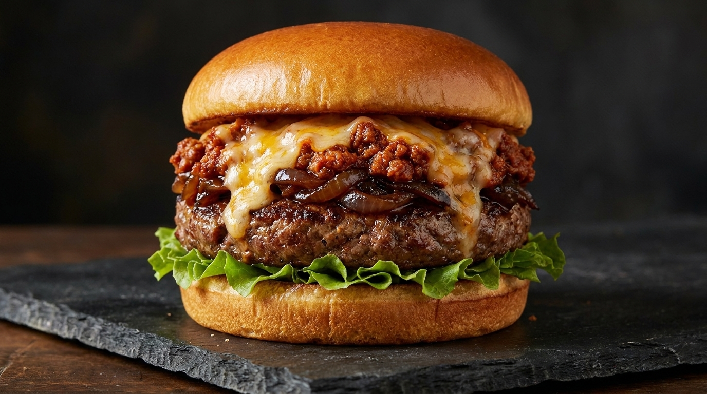 Mexican Choriqueso Burger