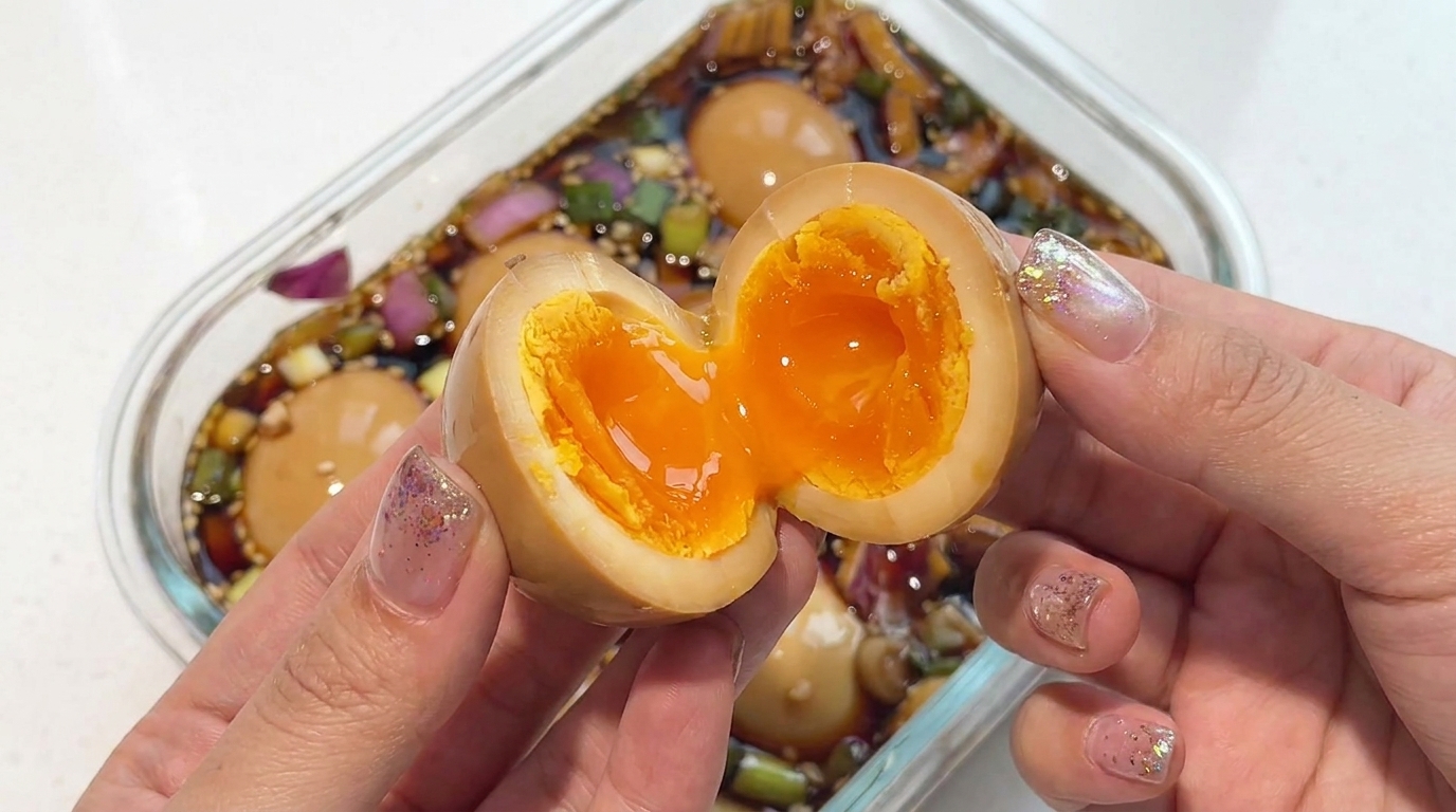 Soy Sauce Marinated Soft-Boiled Eggs