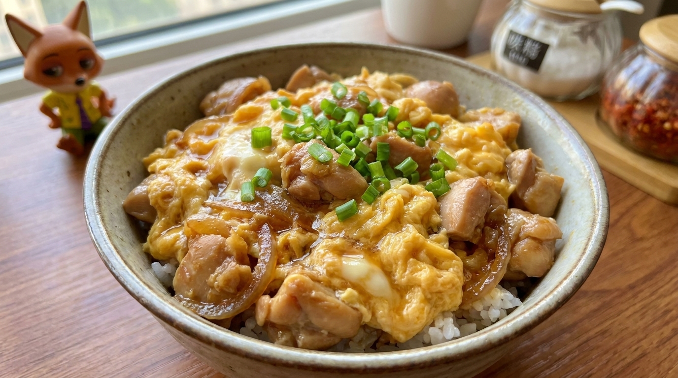 Classic Chicken and Egg Rice Bowl (Oyakodon)