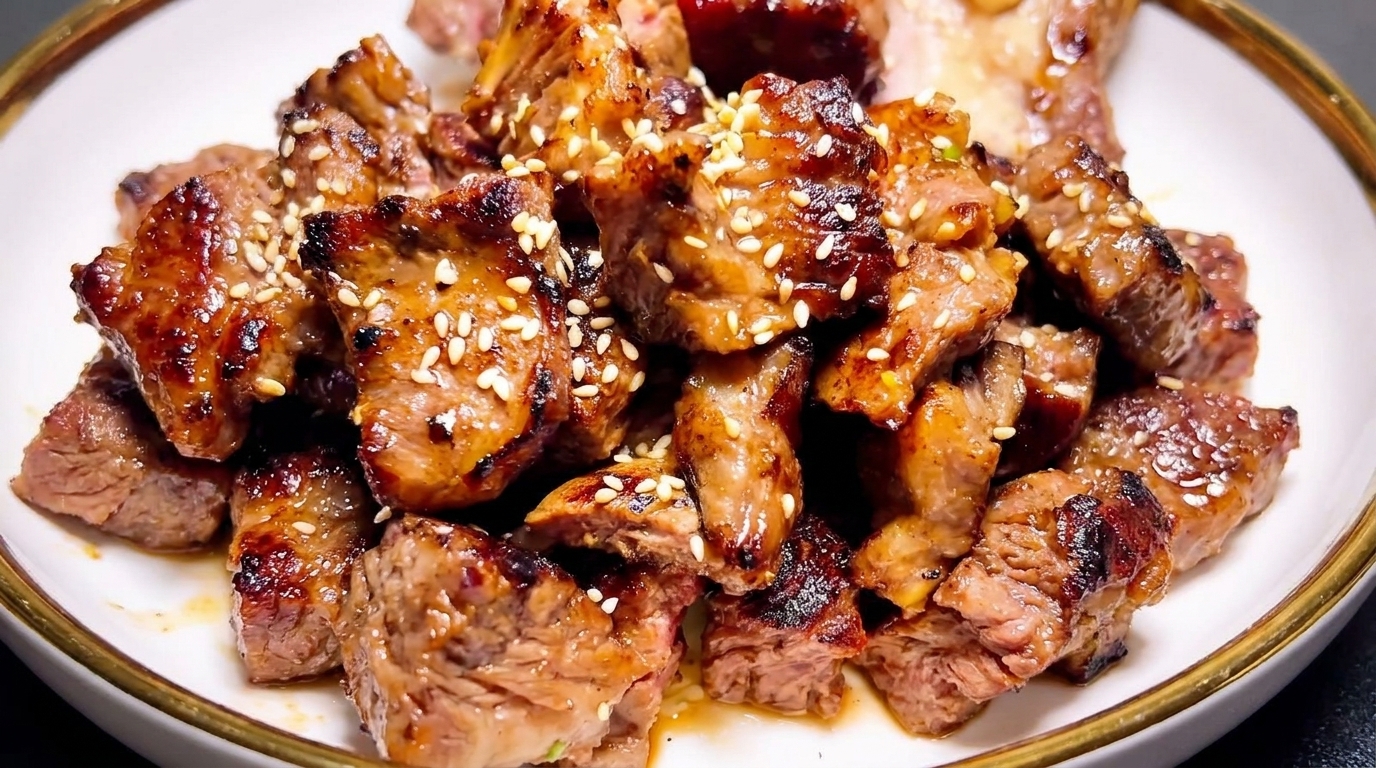 Korean-Style Grilled Beef Short Ribs (Galbi-Jjim Inspired)