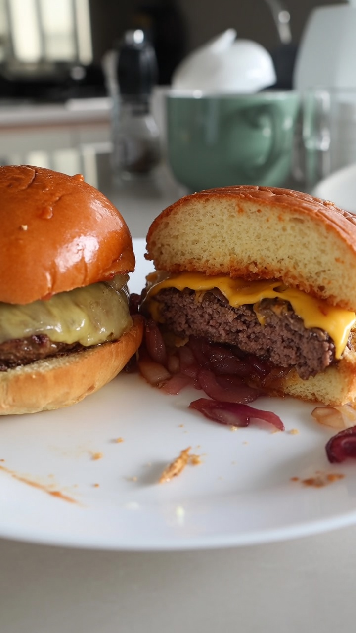 Homemade American Beef Burger