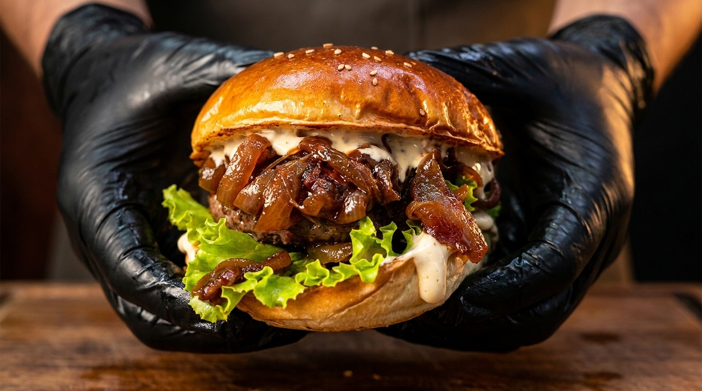 Smoked Bacon Caramelized Onion Burger Sauce
