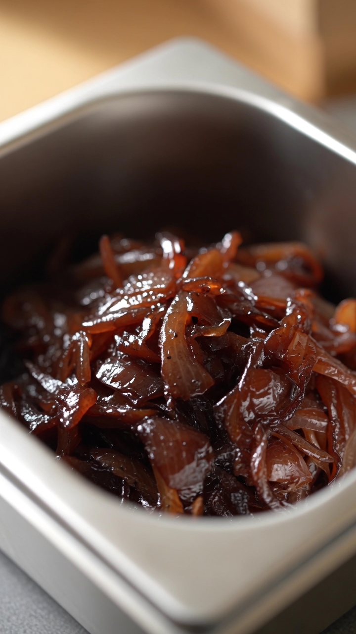 Red Wine Caramelized Onions