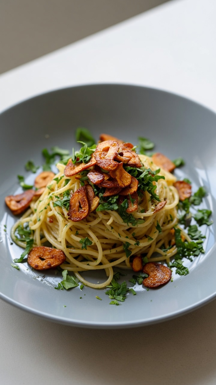 Classic Garlic Spaghetti (Spaghetti Aglio e Olio)