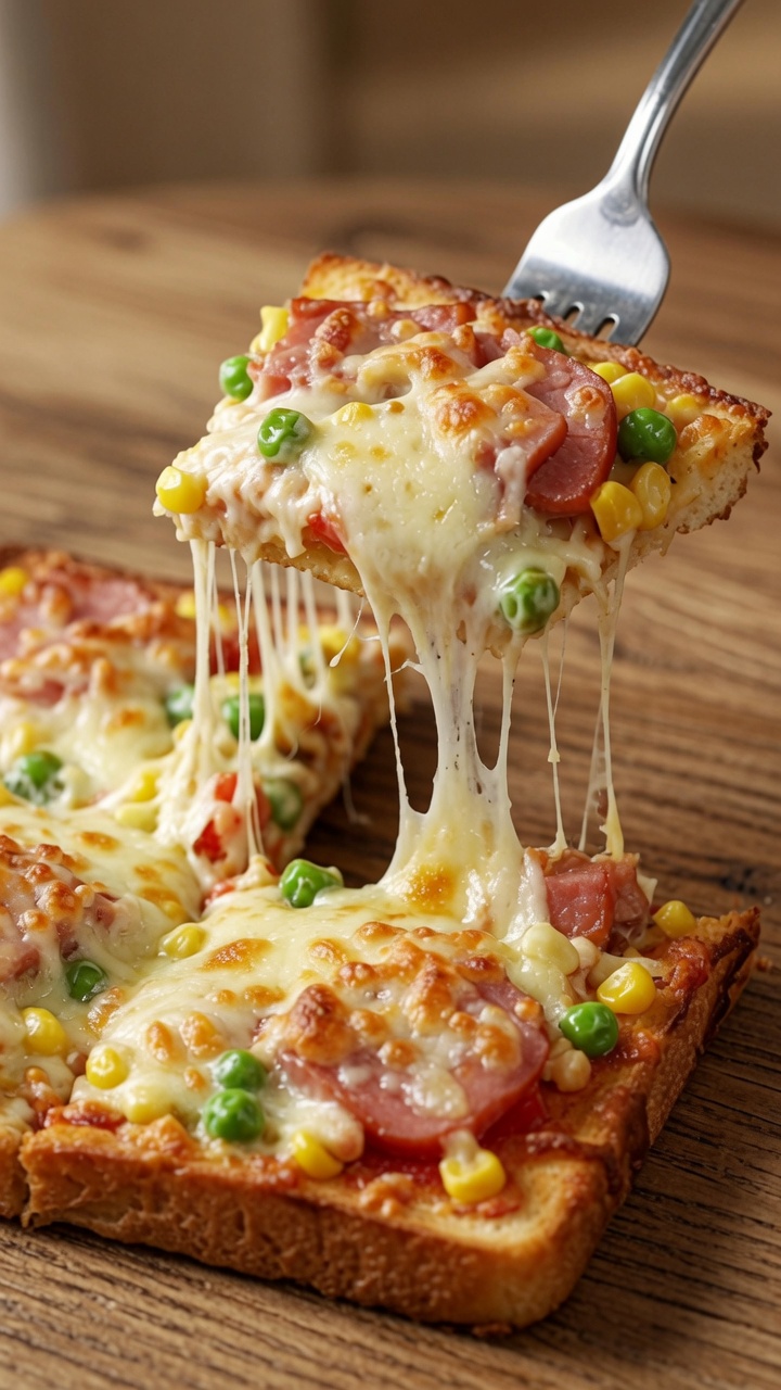 Air Fryer Toast Cheese Pizza