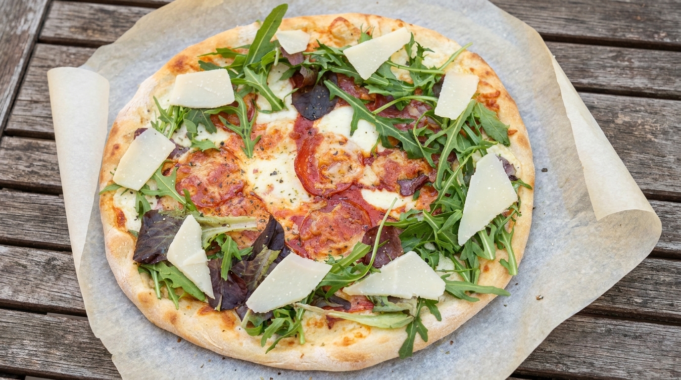 Homemade White Sauce Pizza