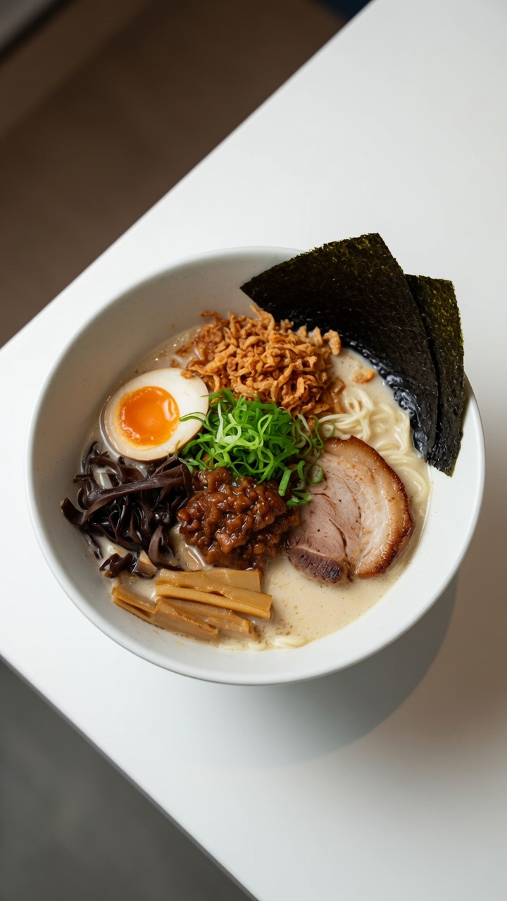 Quick Japanese Tonkotsu Ramen