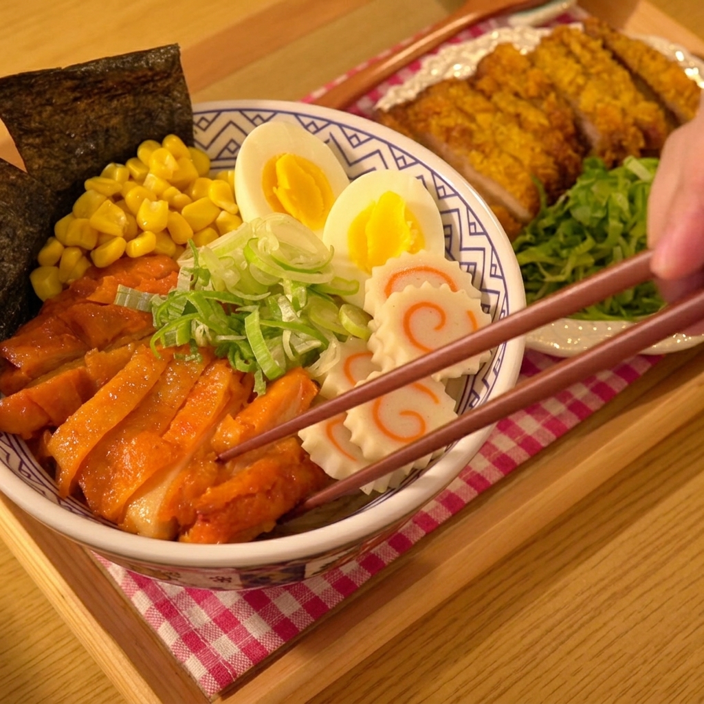 A piece of seasoned raw chicken cutlet being lightly coated in flour on a plate.