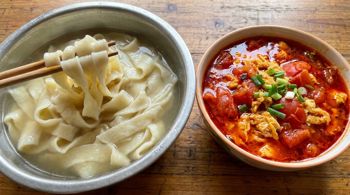 Home-style Dipped Noodles (Zhanshui Mian)