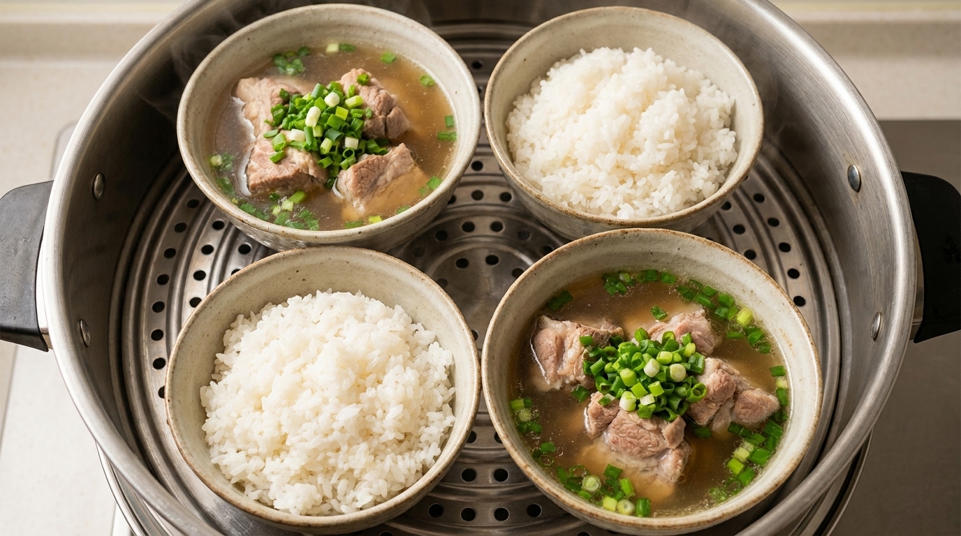 Hakka Steamed Pork Rice Bowl