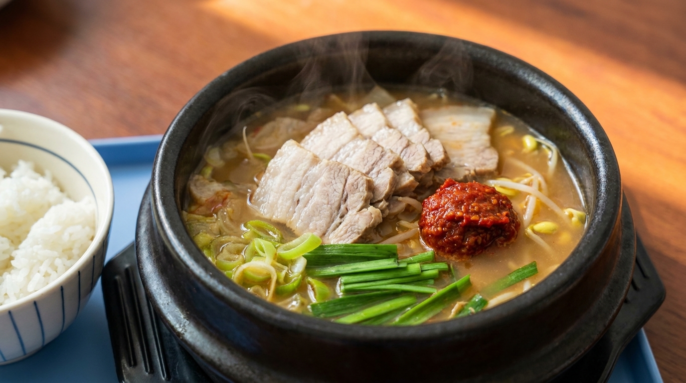 Authentic Yanji Pork Soup Rice (Dwaeji Gukbap Style)