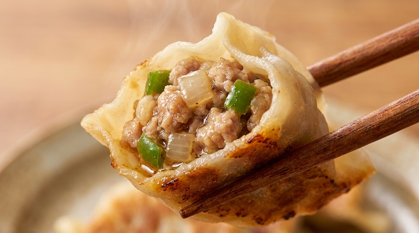 Smoky BBQ Pork Belly Dumplings