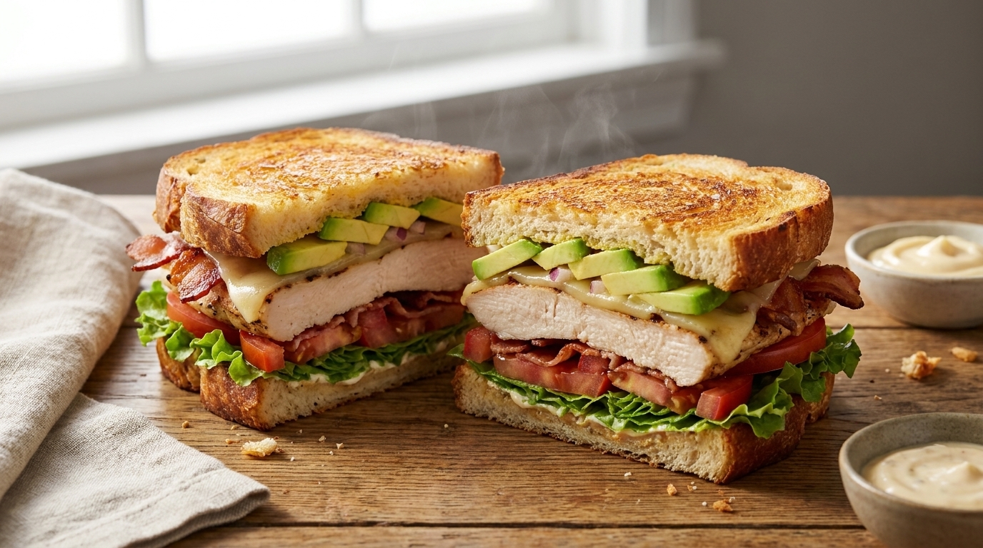 Ultimate Grilled Chicken Bacon Avocado Sandwich