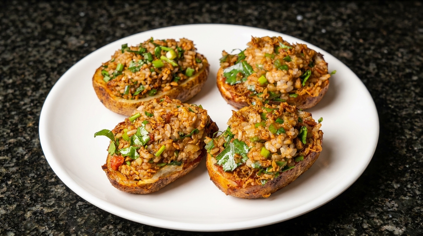 Crispy Baked Potato Rice Bags