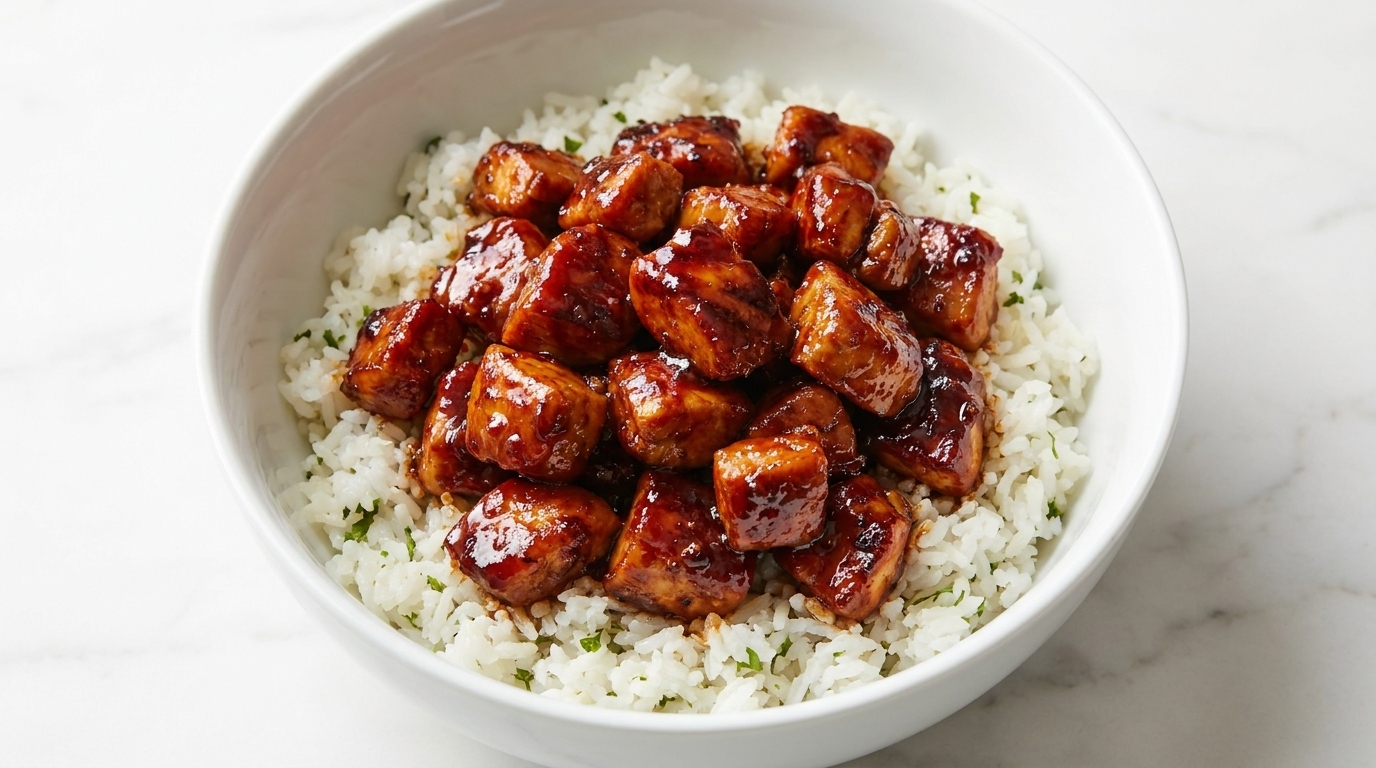 Copycat Chipotle Honey Chicken & Cilantro Lime Rice
