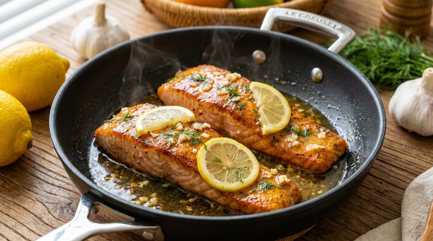 Garlic and Lemon Butter Salmon
