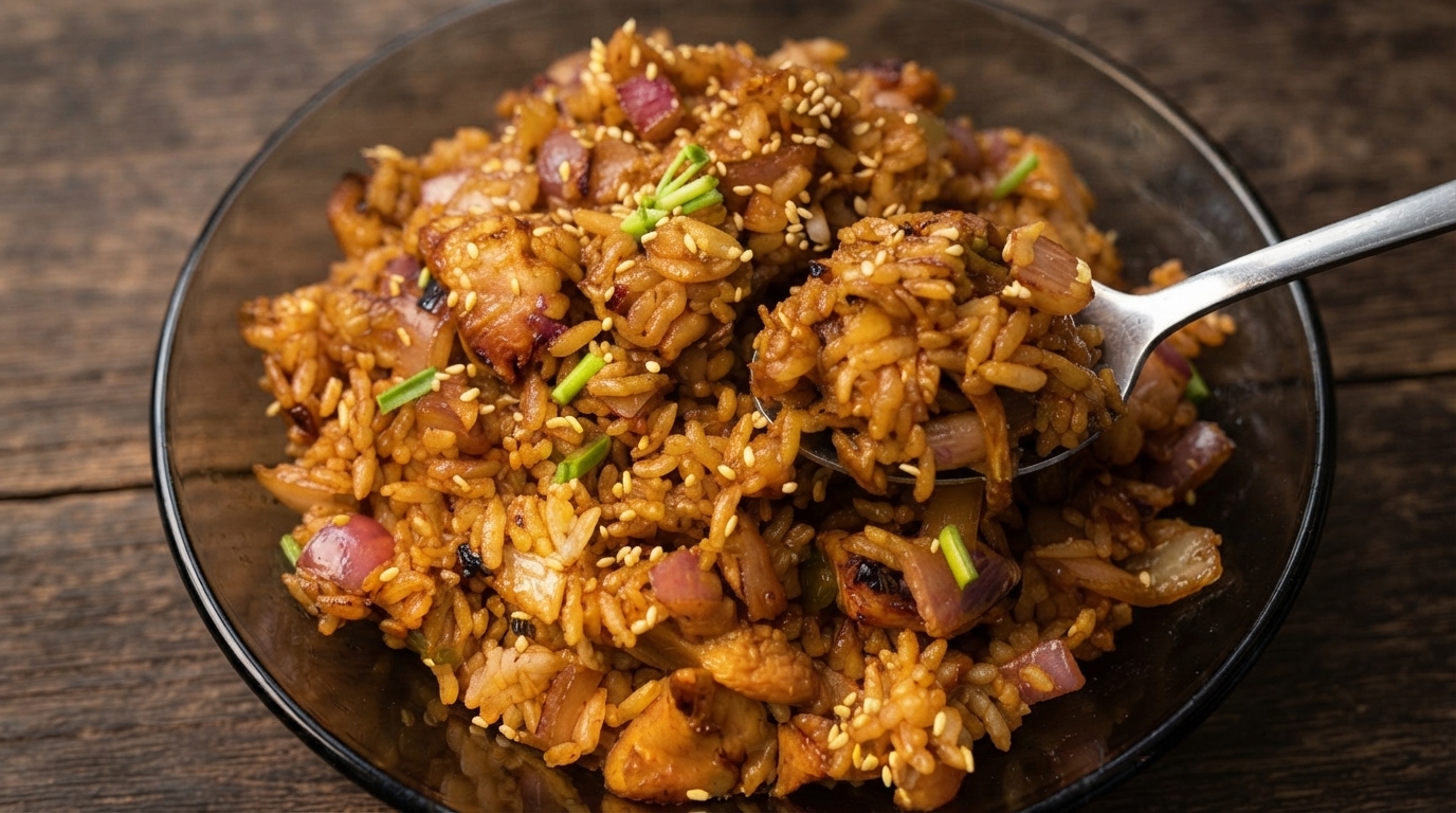 Kimchi Chicken Fried Rice