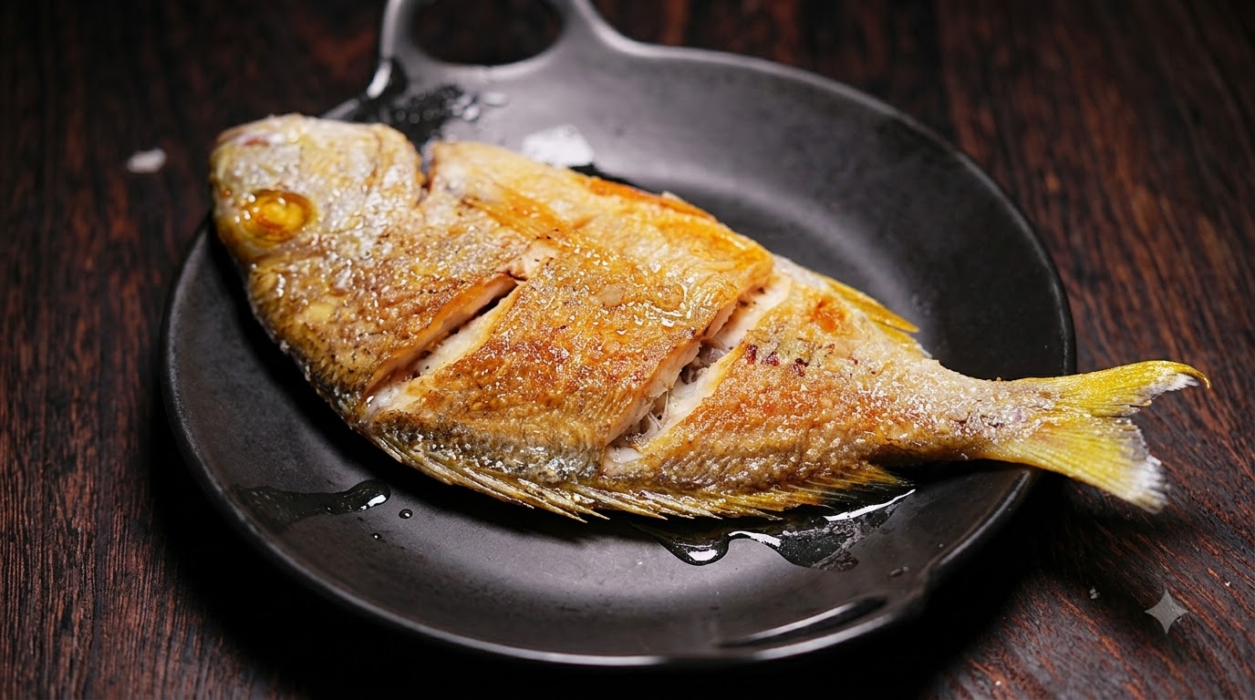 Crispy Pan-Fried Yellow Seabream (Xiānyú)