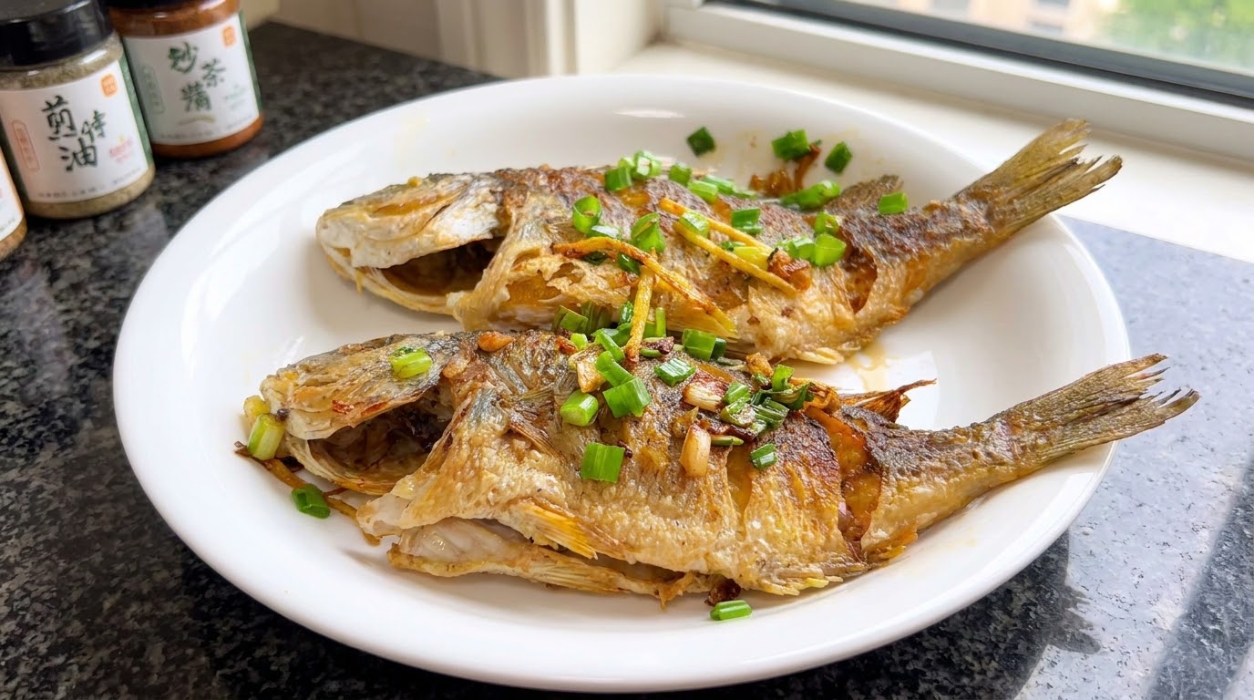 Crispy Pan-Fried Yellowfin Seabream (Southern Fujian Style)