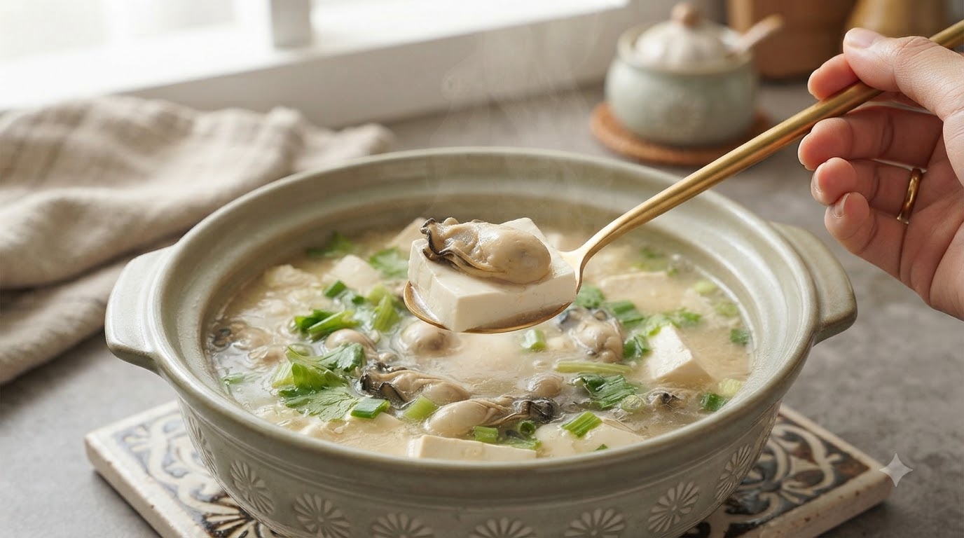 Oyster Tofu Soup