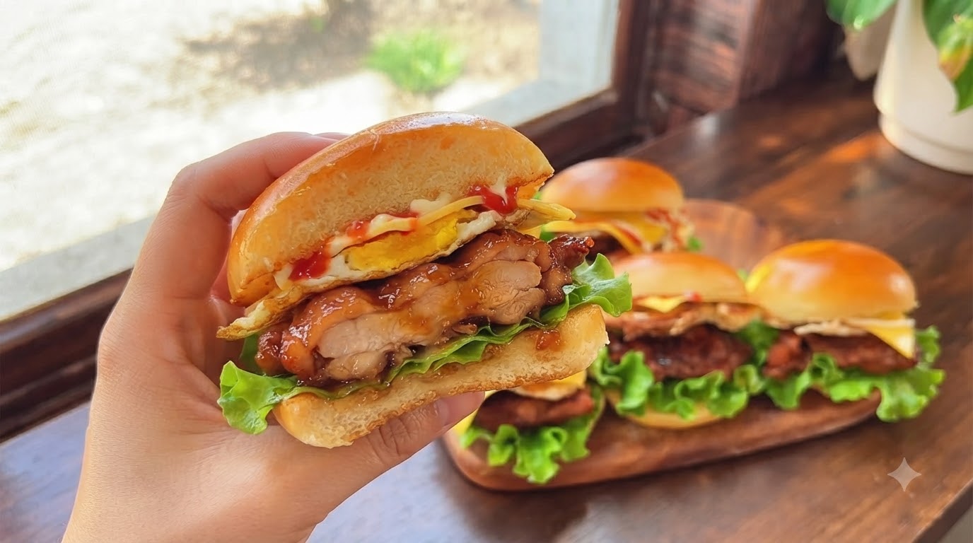 Ultimate Homemade Teriyaki Chicken Burgers