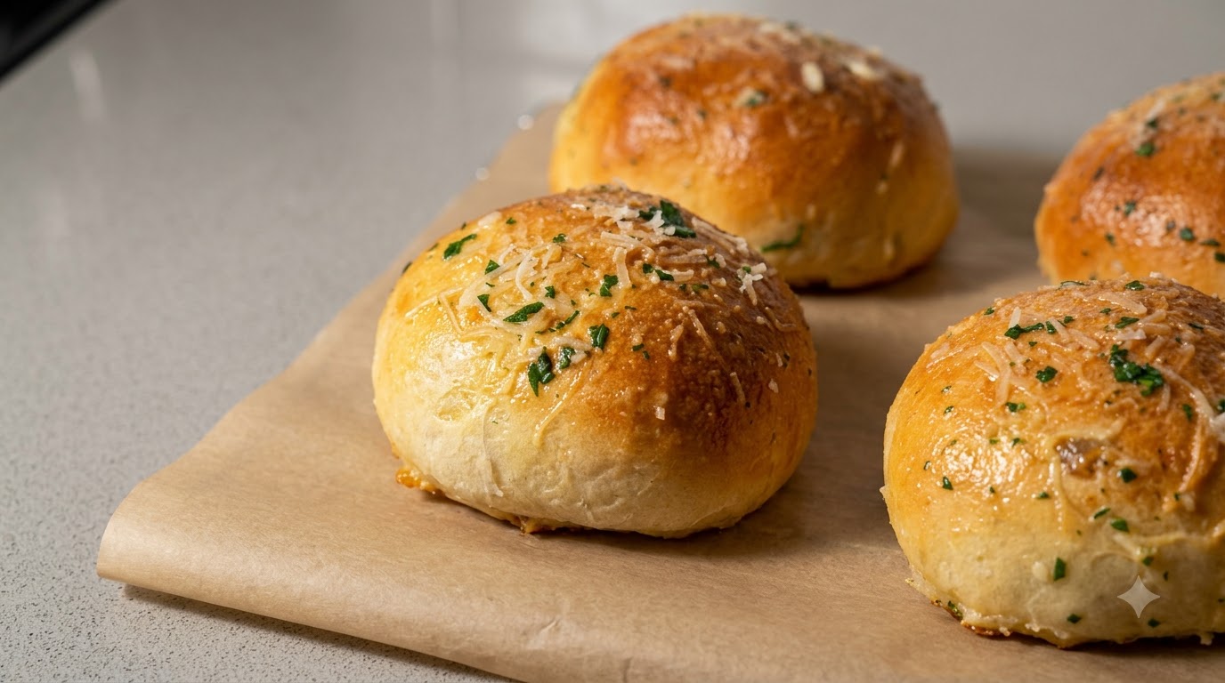 Garlic Butter Cheeseburger Bombs