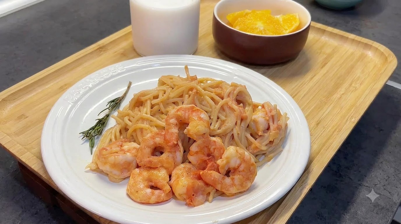 Creamy Tomato Shrimp Pasta