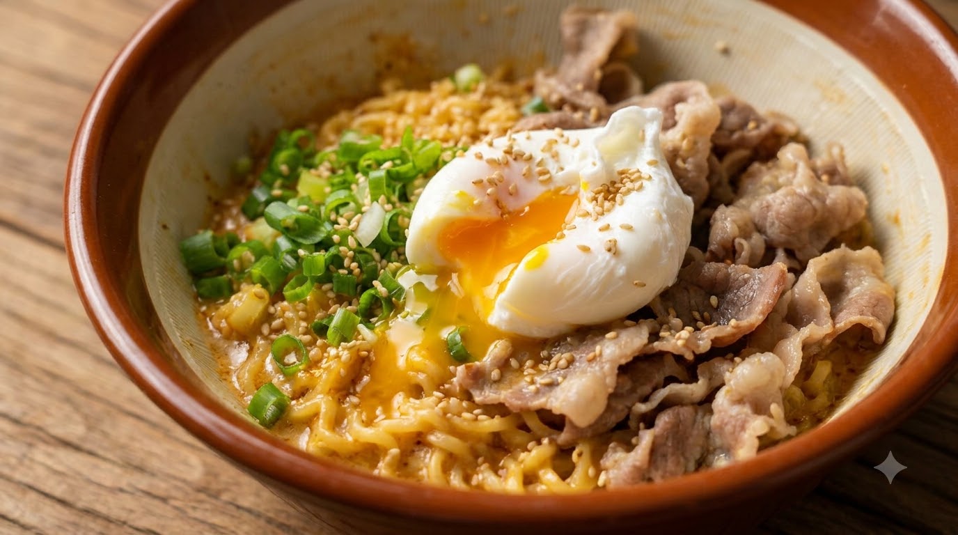 Garlic Mayonnaise Mixed Instant Noodles