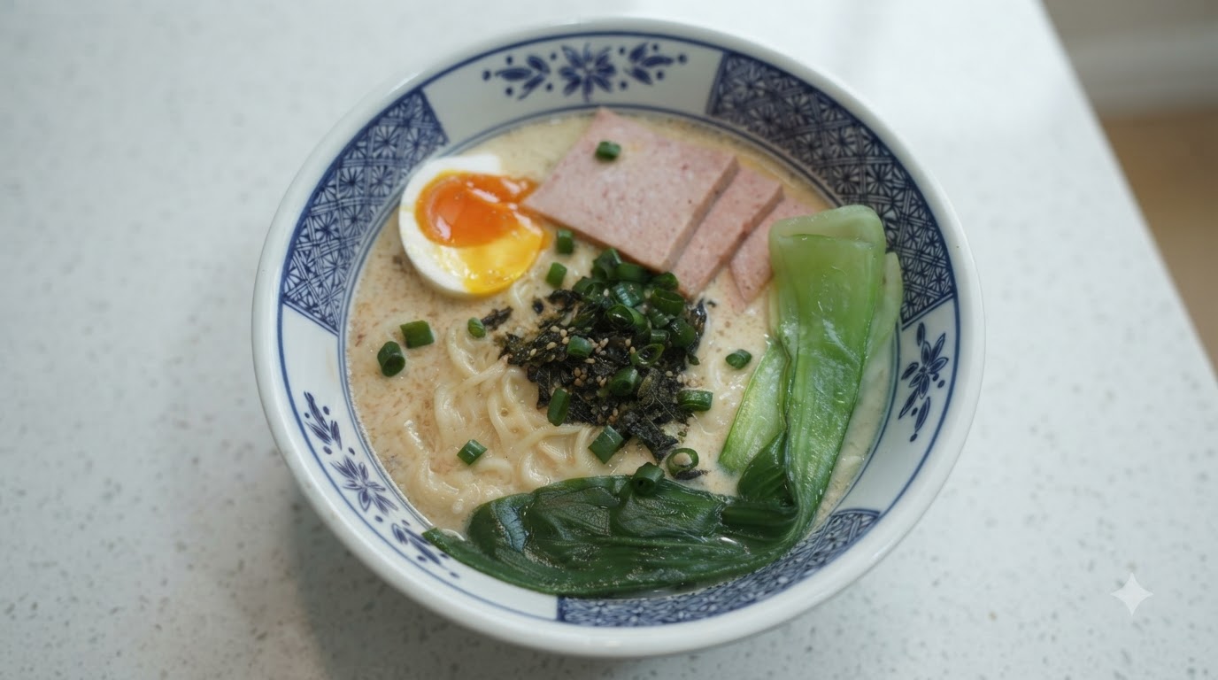 Creamy Instant Tonkotsu Ramen Hack