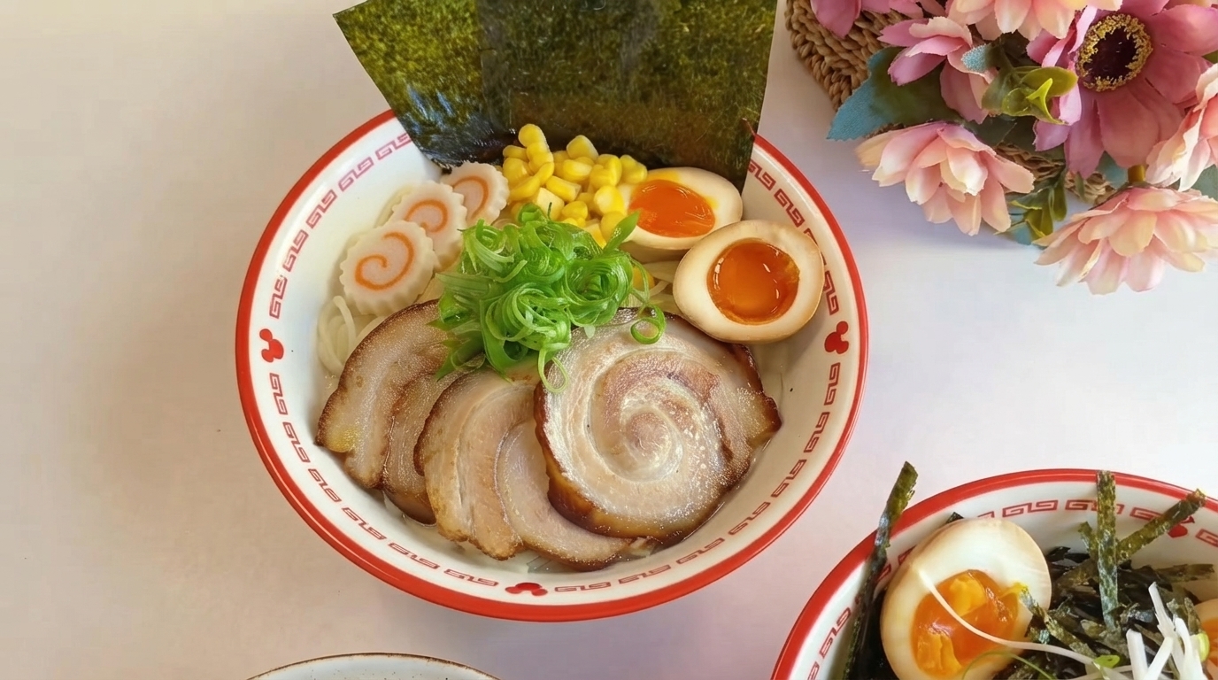 Authentic Japanese Tonkotsu Ramen & Chashu Rice
