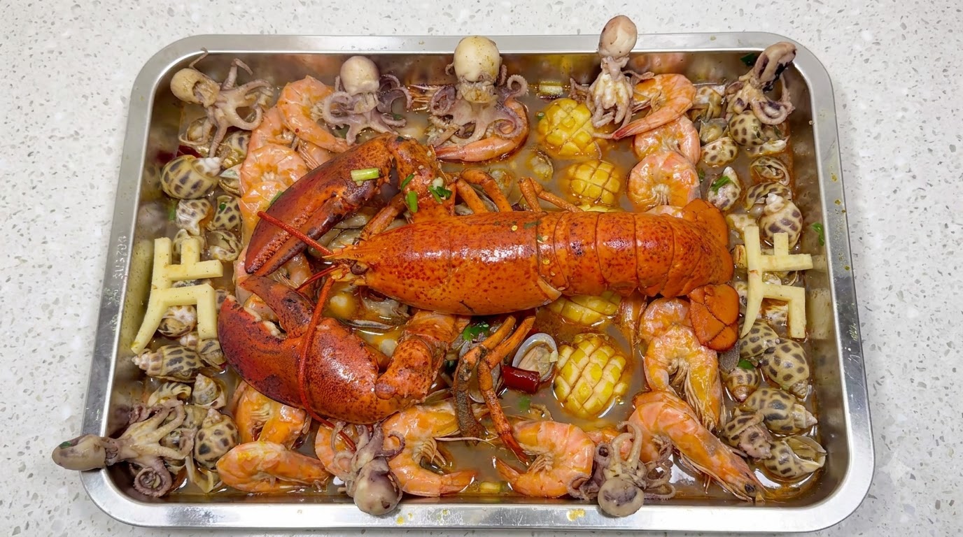 Ultimate Chinese Spicy Seafood Platter