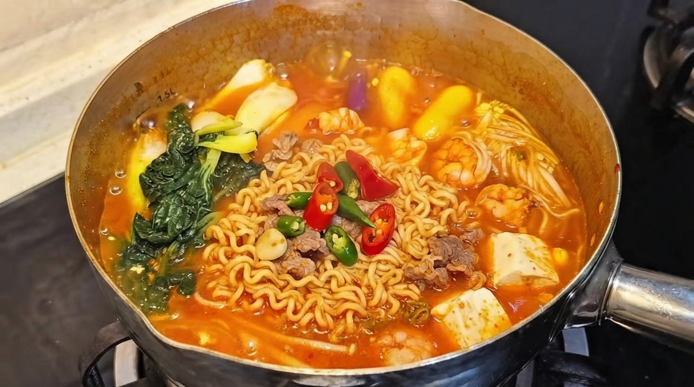 Low-Calorie Korean Army Stew (Budae Jjigae)