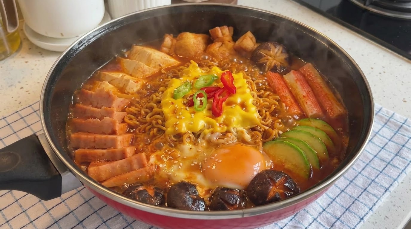 Classic Korean Army Stew (Budae Jjigae)