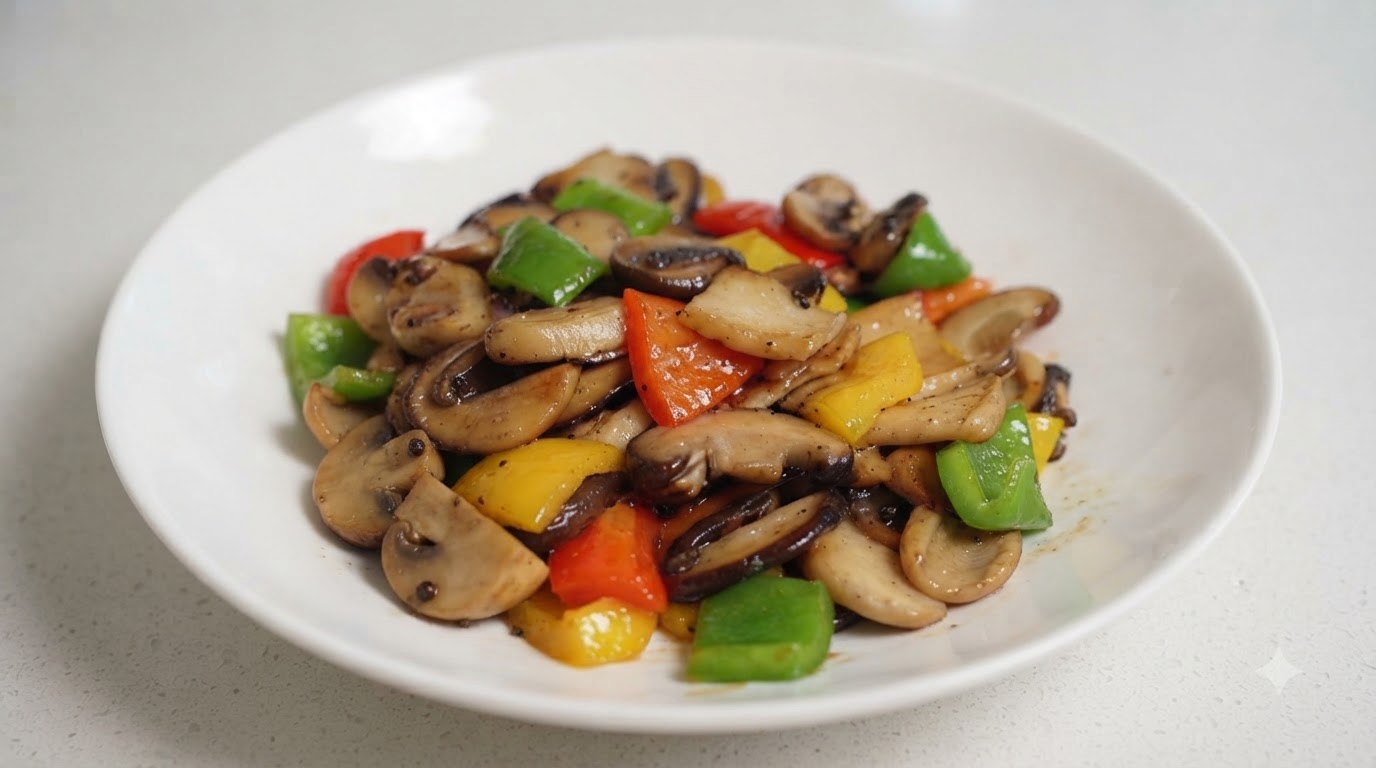 Black Pepper Mixed Mushrooms