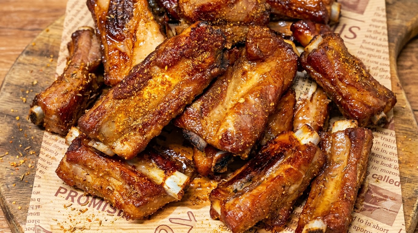 Crispy Baked Cumin Pork Ribs