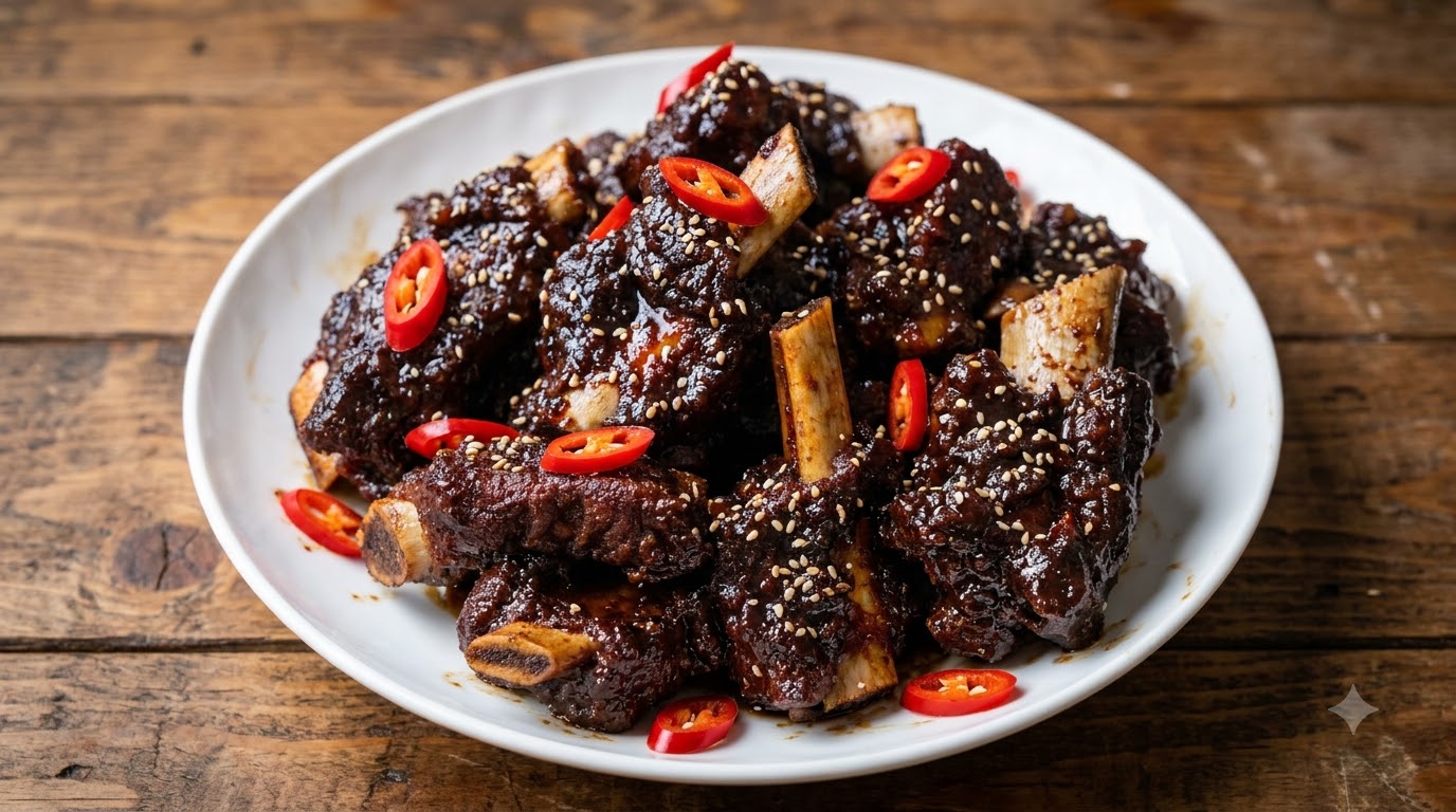 Singaporean Coffee Pork Ribs