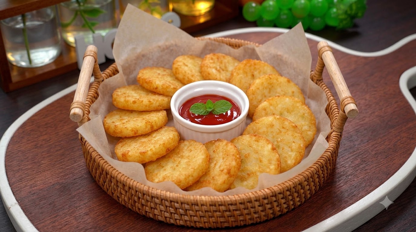 Crispy Potato Sausage Cakes