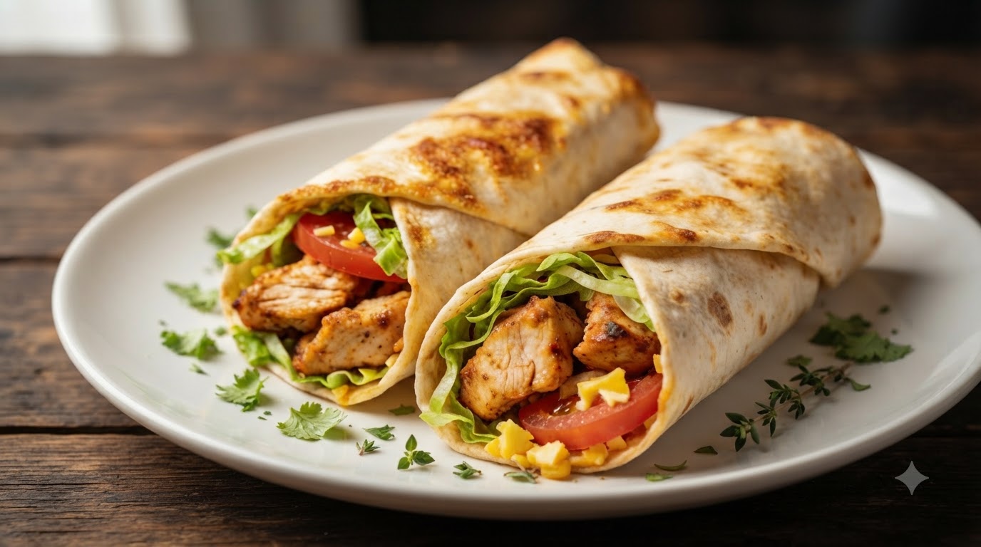 Easy Mexican Chicken Wrap
