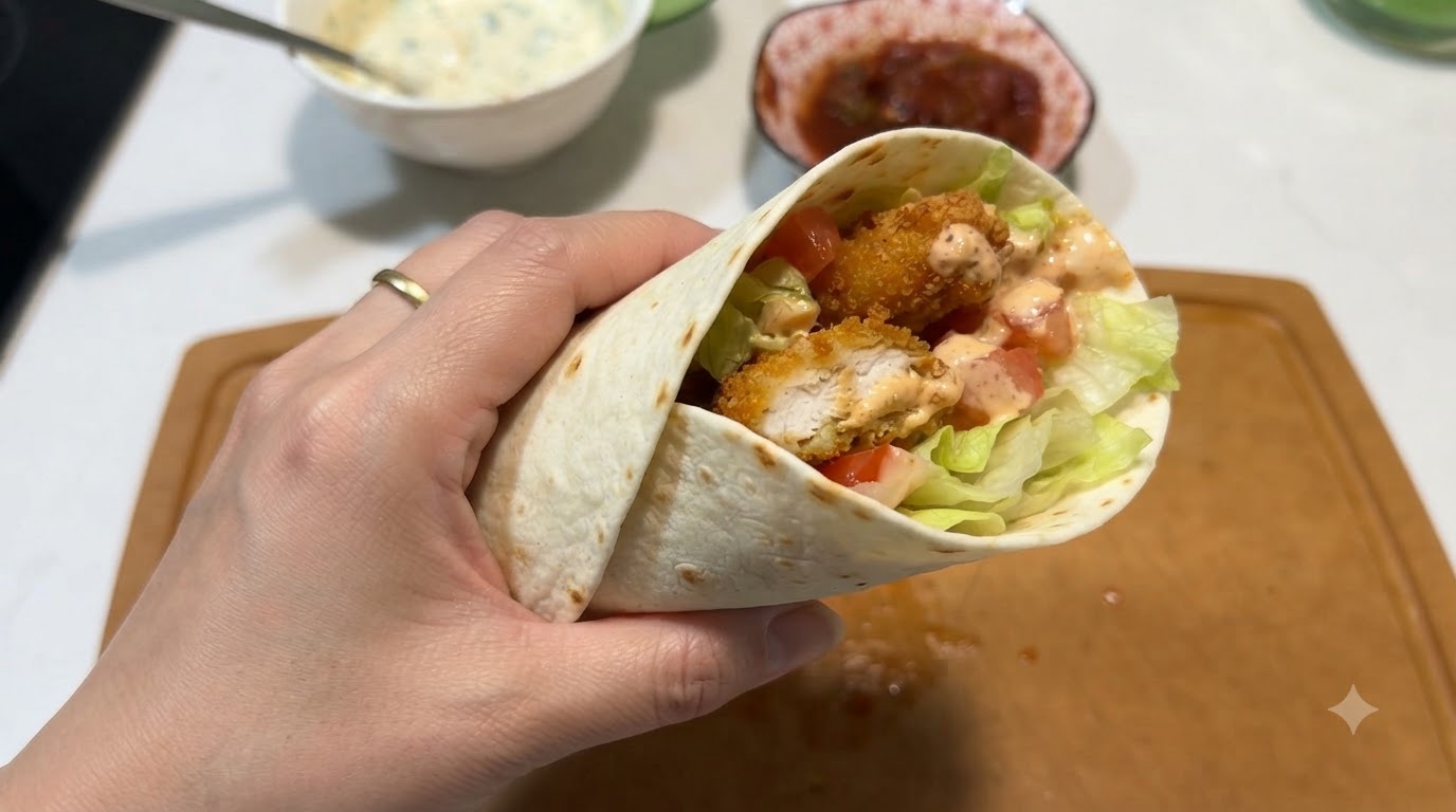 Copycat KFC Mexican Chicken Wrap