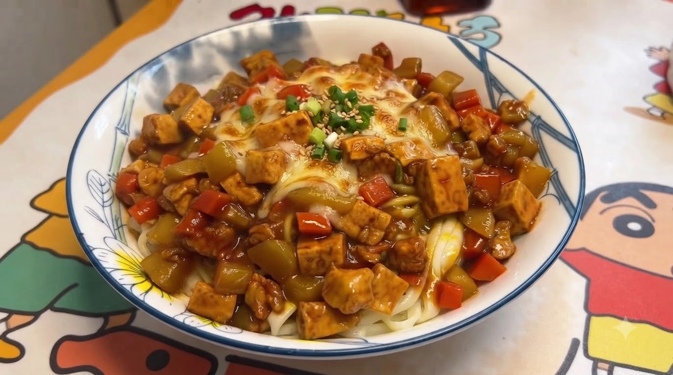 Three-Dice Noodle Stir-Fry (San Ding Laomian)