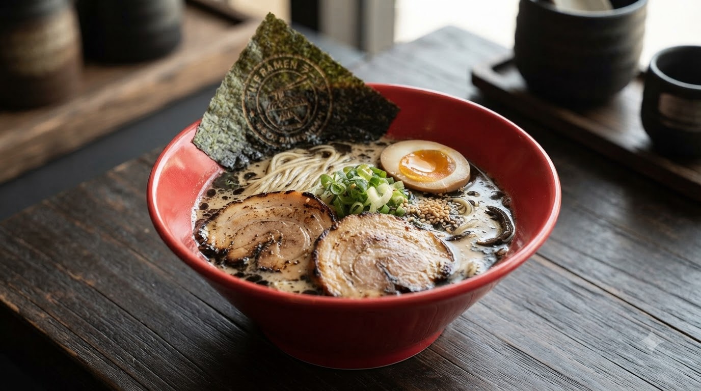 Secret Black Garlic Tonkotsu Ramen