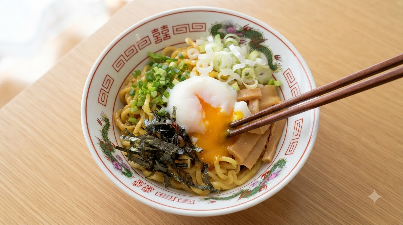 Tokyo Abura Soba (Japanese Oil Noodles)