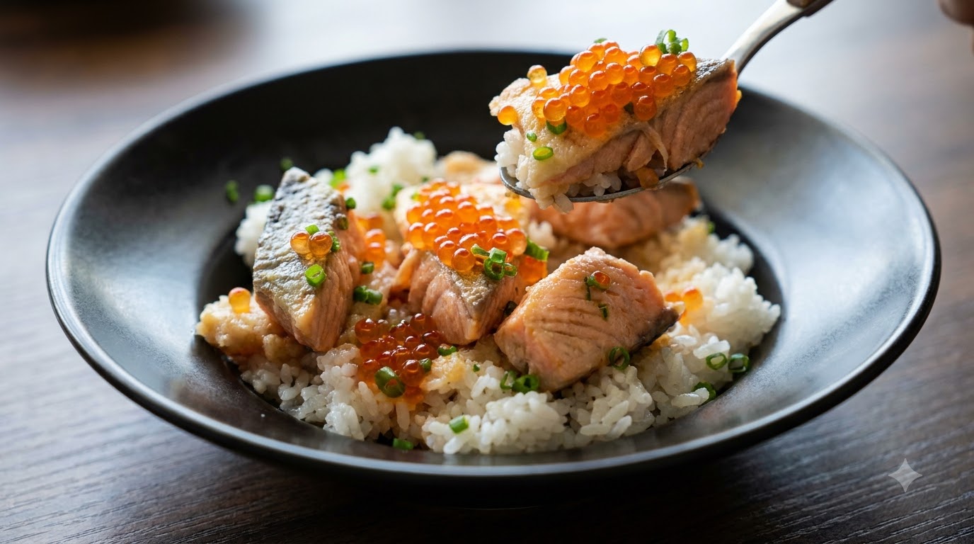 Miso Salmon Oyakodon