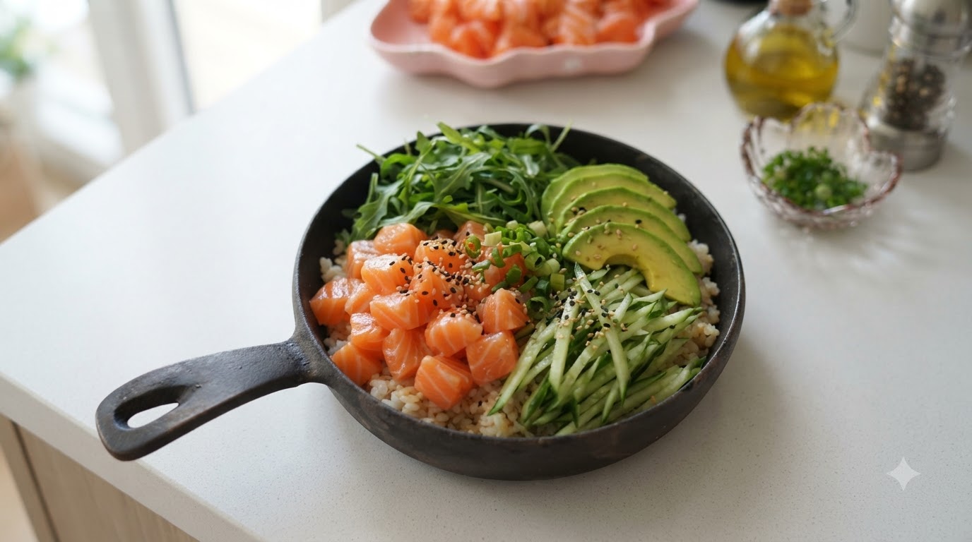 Fresh & Vibrant Salmon Don (Japanese Salmon Rice Bowl)